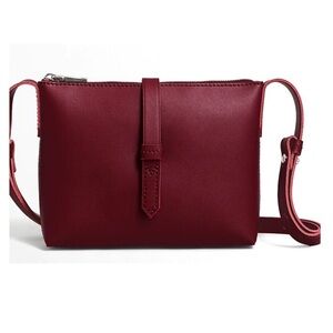 J. Crew Ryann Burgundy Crossbody Bag